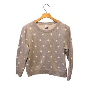 Amazon Essentials Gray Star Pullover Sweatshirt Large
